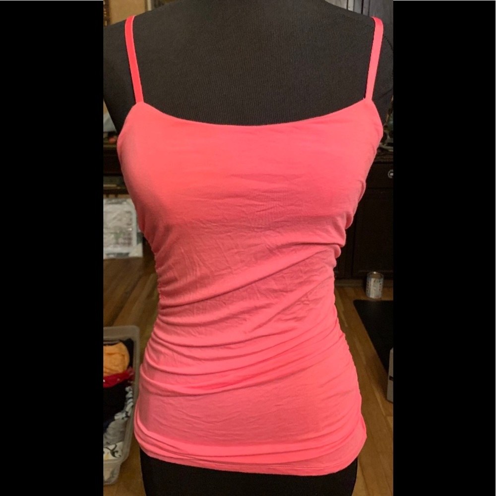 Designer Lola and Sophie‎ Ruched Pink Tank Top
